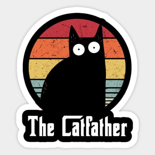 The Catfather Cat Father Mafia Whiskers Male Daddy Sticker